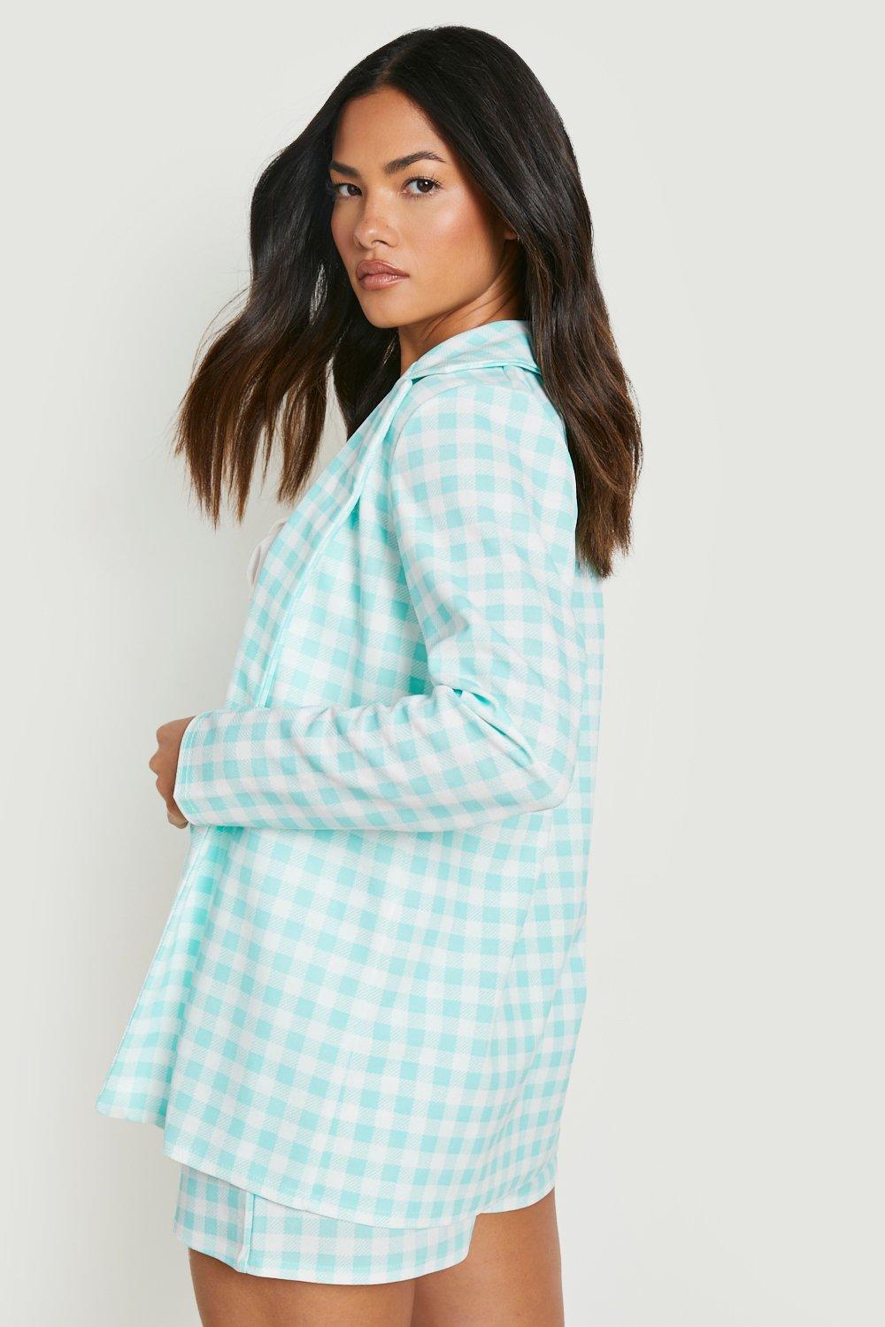 mint green short suit